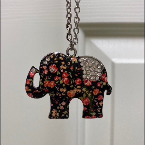 Kohl's Jewelry - Floral Elephant Necklace